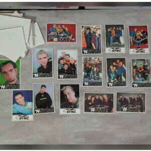 15 NSYNC 1999 Stickers Cards Quarter Machine complete Set